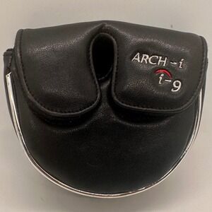 Wilson Staff ARCH-i Putter Headcover Black Silver Embroidered Logo Sleek Golf